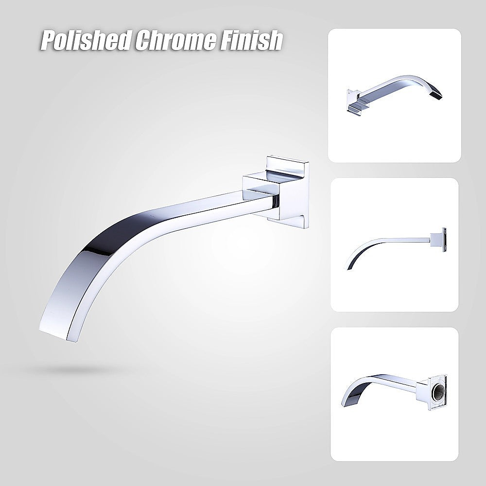Bath Spout | 180mm | Polished Chrome Finish | Modern Bathroom Fixture
