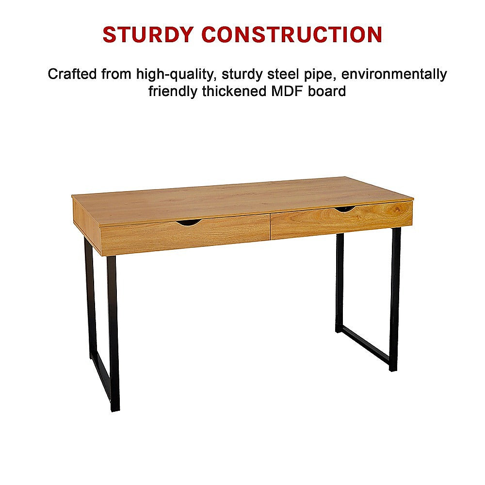 Wood Computer Desk | PC Laptop Table | Gaming Desk | Home Office Study Furniture