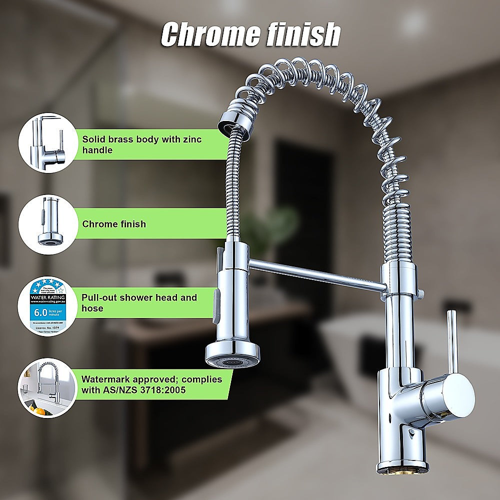Basin Mixer Tap Faucet | Extendable | Kitchen Laundry Sink