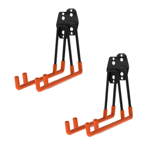 Wall Mount Garage Hooks | 12-Pack | Heavy-Duty Steel Tool Storage Organiser