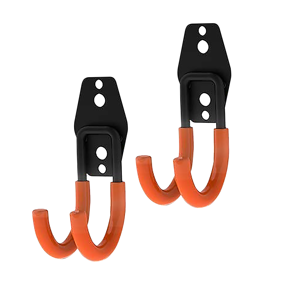 Wall Mount Garage Hooks | 12-Pack | Heavy-Duty Steel Tool Storage Organiser