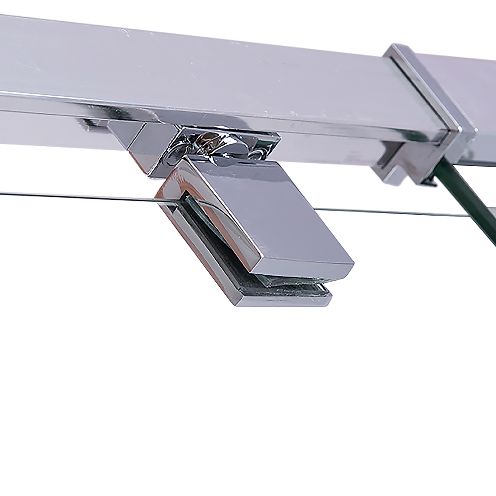 Adjustable Semi Frameless Shower Screen (82-90) x 195cm | Australian Safety Glass