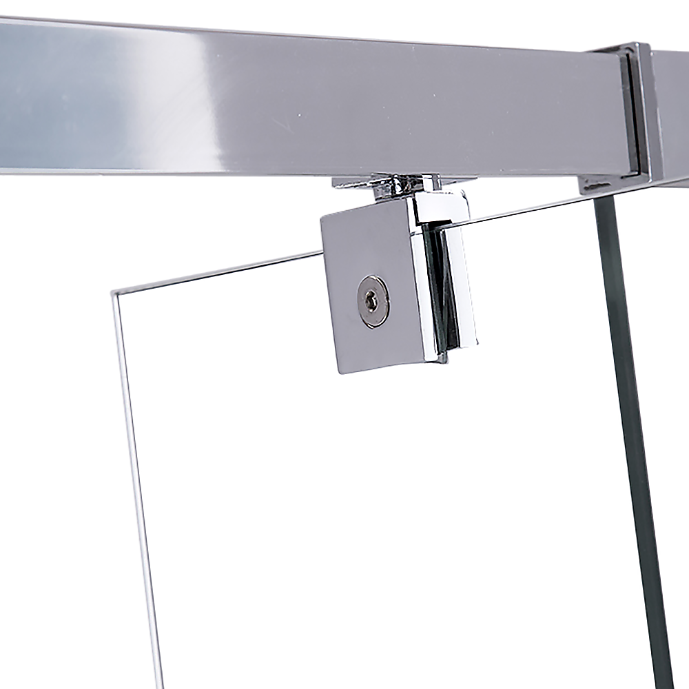 Adjustable Semi Frameless Shower Screen (82-90) x 195cm | Australian Safety Glass