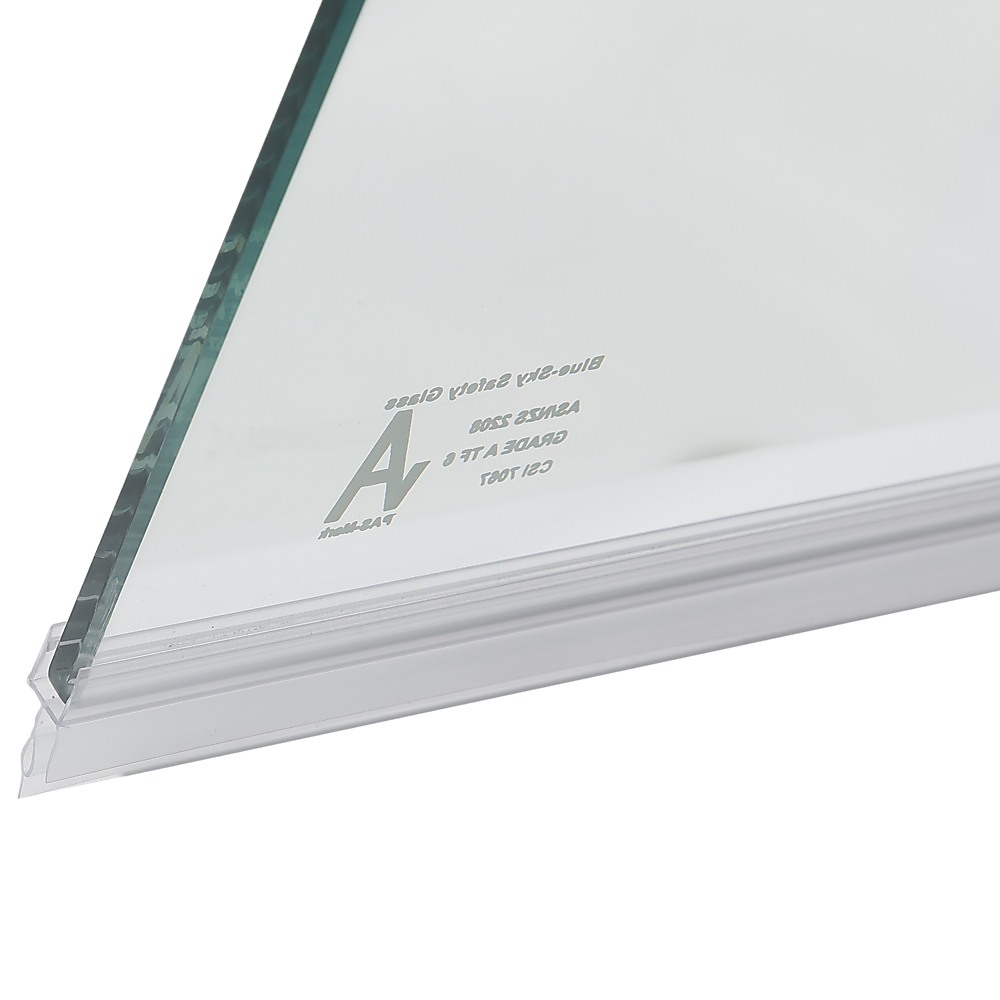 900x2000mm Frameless 10mm Safety Glass Shower Screen