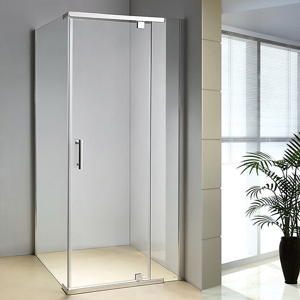 Shower Screen 900x900x1900mm Framed Safety Glass | Pivot Door | Della Francesca