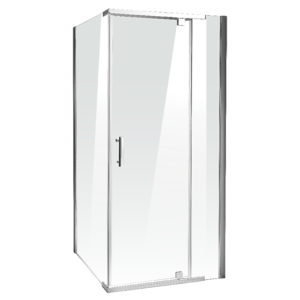 Shower Screen 900x900x1900mm Framed Safety Glass | Pivot Door | Della Francesca
