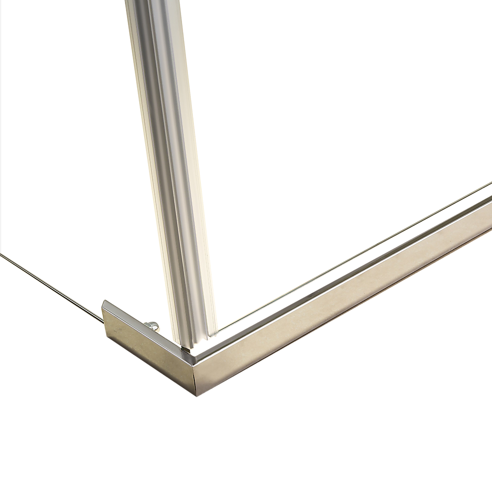 Shower Screen 900x900x1900mm Framed Safety Glass | Pivot Door | Della Francesca
