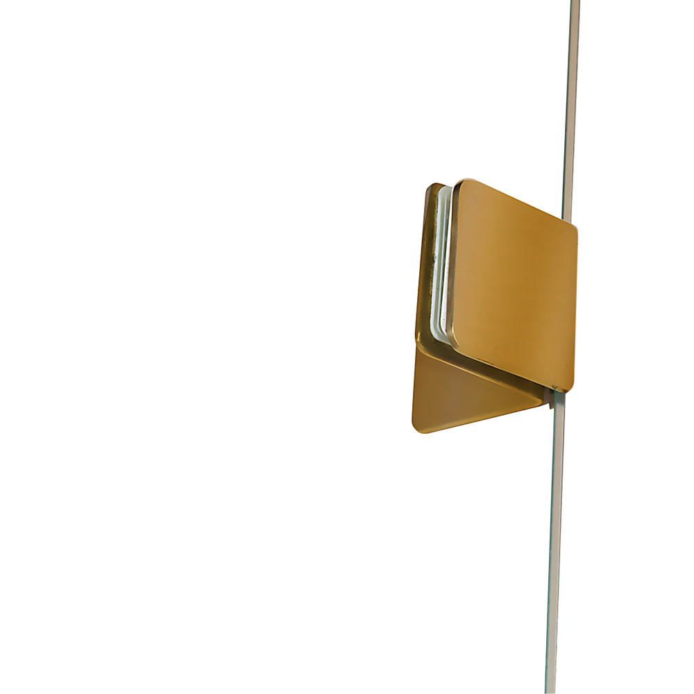 1100 x 900mm Frameless 10mm Glass Shower Screen | Della Francesca Design