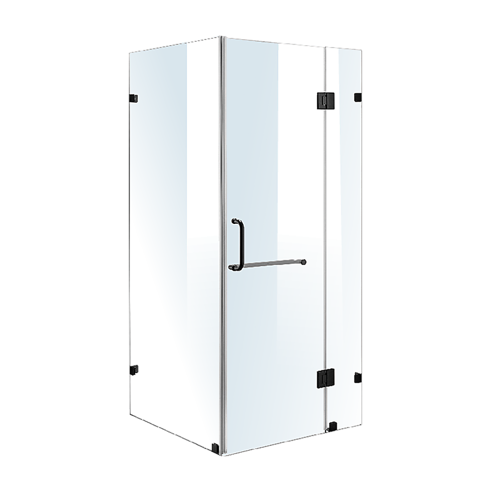 1200 x 900mm Frameless 10mm Glass Shower Screen | Della Francesca Design