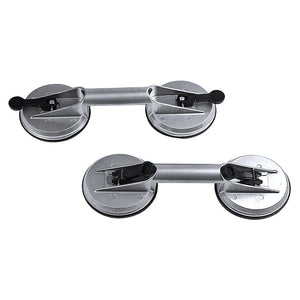 4 x Double Suction Glass Lifting Tool 70kg Vacuum Puller Lifter Aluminium