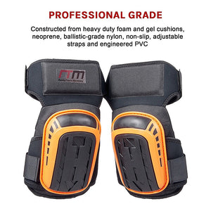 Knee Pads for Work | Construction, Gardening, Flooring & Carpentry | Heavy Duty Protection