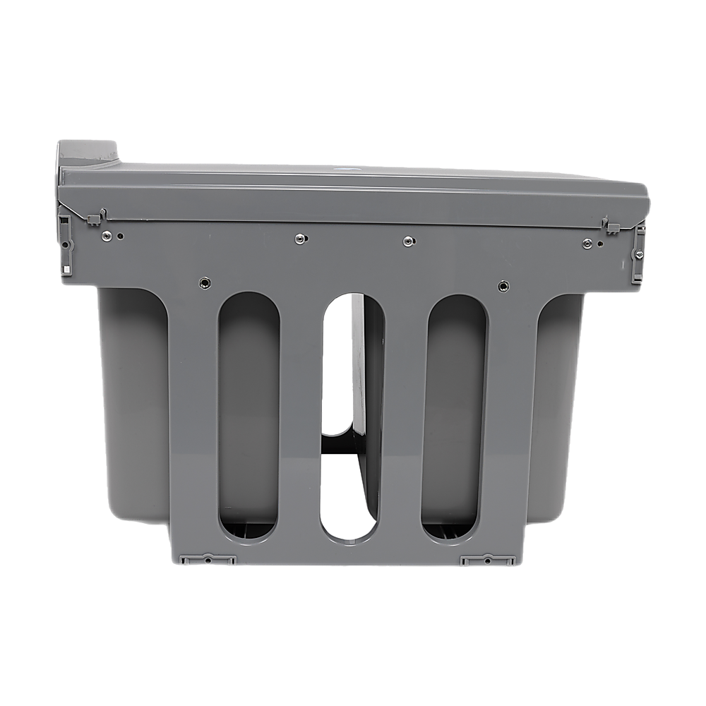 2x 15L Pull-Out Trash Bin | Dual Kitchen Garbage Waste Basket | Cabinet Bin