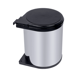 Kitchen Swing Pull-Out Bin | Stainless Steel | Garbage Rubbish Trash Can | 14L