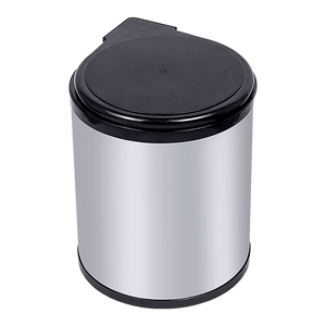 Kitchen Swing Pull-Out Bin | Stainless Steel | Garbage Rubbish Trash Can | 14L