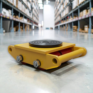 Heavy Duty Machine Dolly Skate | 6T Capacity | Roller Mover Cargo Trolley