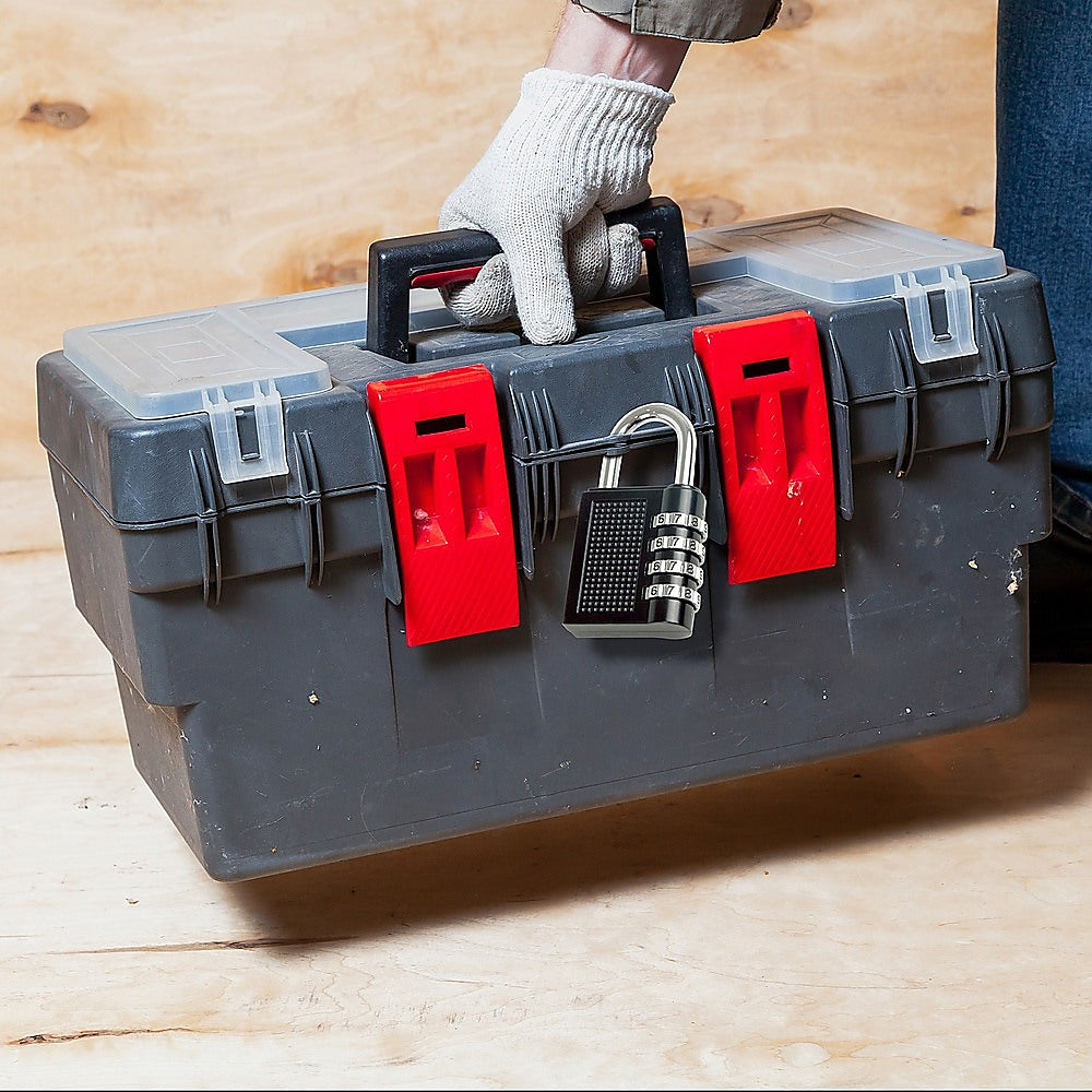 Combination Padlock | 2-Pack | 4-Digit Outdoor Weatherproof Security for School & Travel