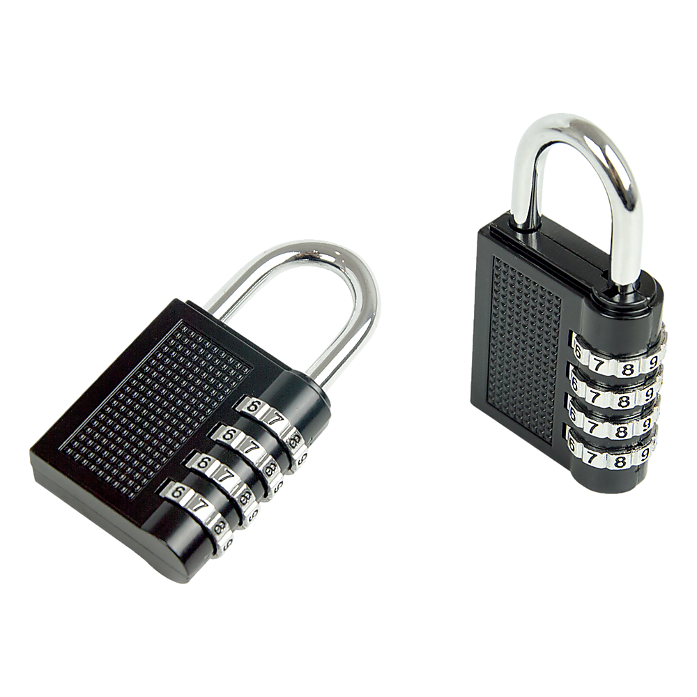 Combination Padlock | 2-Pack | 4-Digit Outdoor Weatherproof Security for School & Travel
