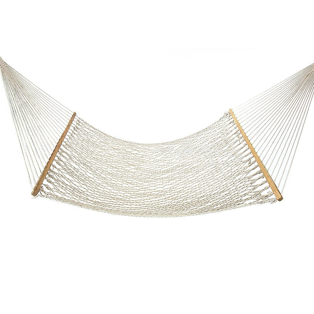 Cotton Rope Hammock | 4m | With Hanging Hardware | Traditional Style