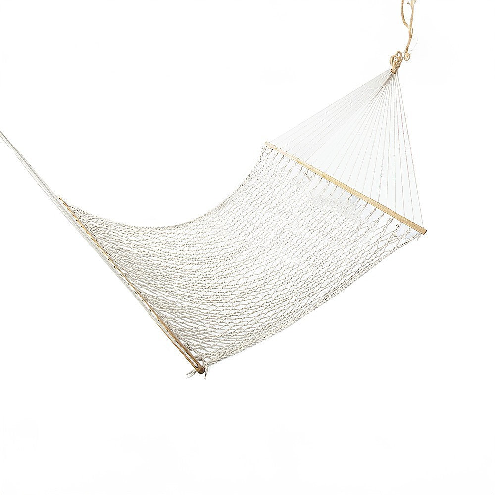 Cotton Rope Hammock | 4m | With Hanging Hardware | Traditional Style
