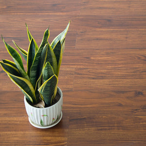 Vinyl Floor Tiles | Self Adhesive Flooring | Walnut Wood Grain | 16 Pack | 2.3SQM