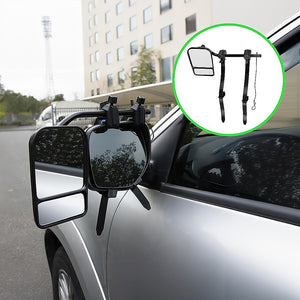 Clip-On Towing Mirrors | 2-Pack | Multi-Fit Clamp-On for Caravan & 4X4 Trailer