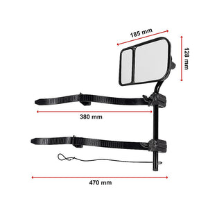 Clip-On Towing Mirrors | 2-Pack | Multi-Fit Clamp-On for Caravan & 4X4 Trailer