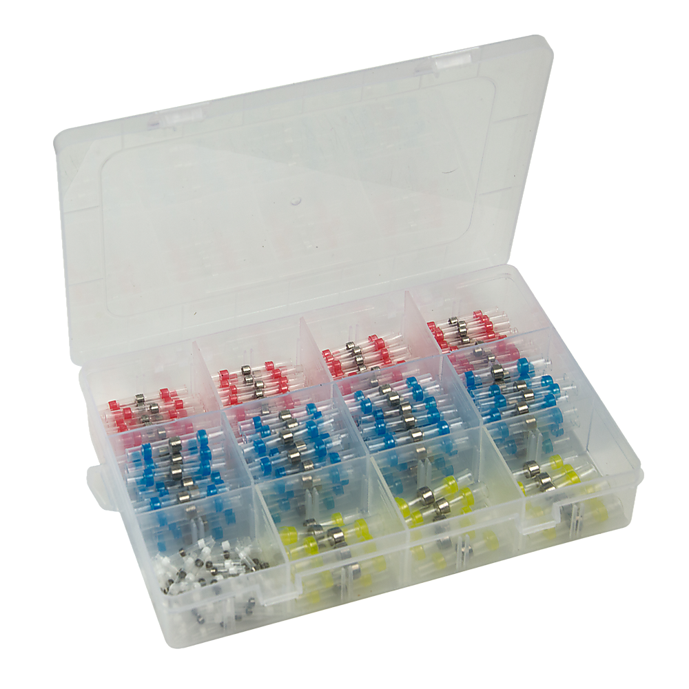 Waterproof Solder Seal Sleeve | 250-Piece | Heat Shrink Butt Wire Connectors Terminals