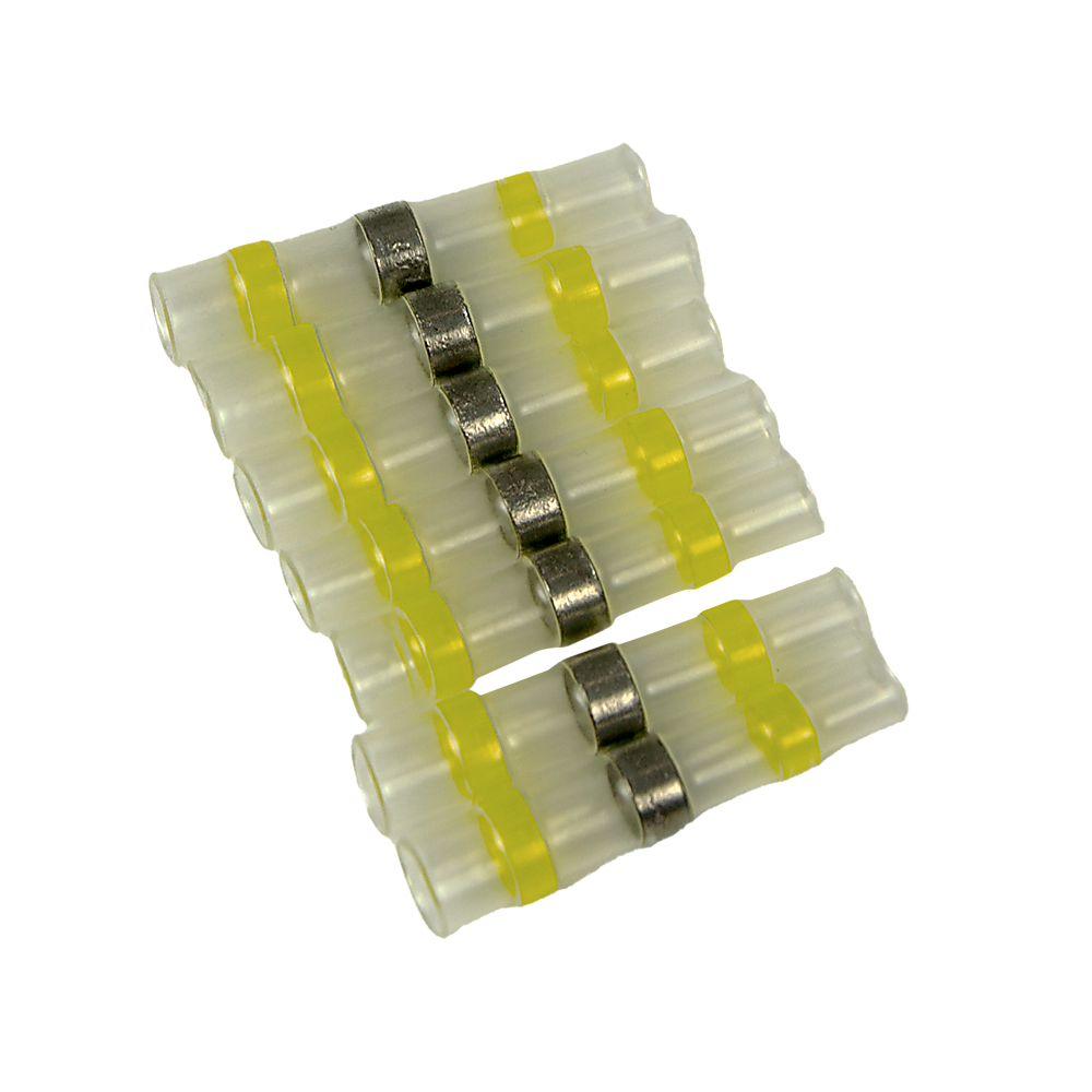 Waterproof Solder Seal Sleeve | 250-Piece | Heat Shrink Butt Wire Connectors Terminals
