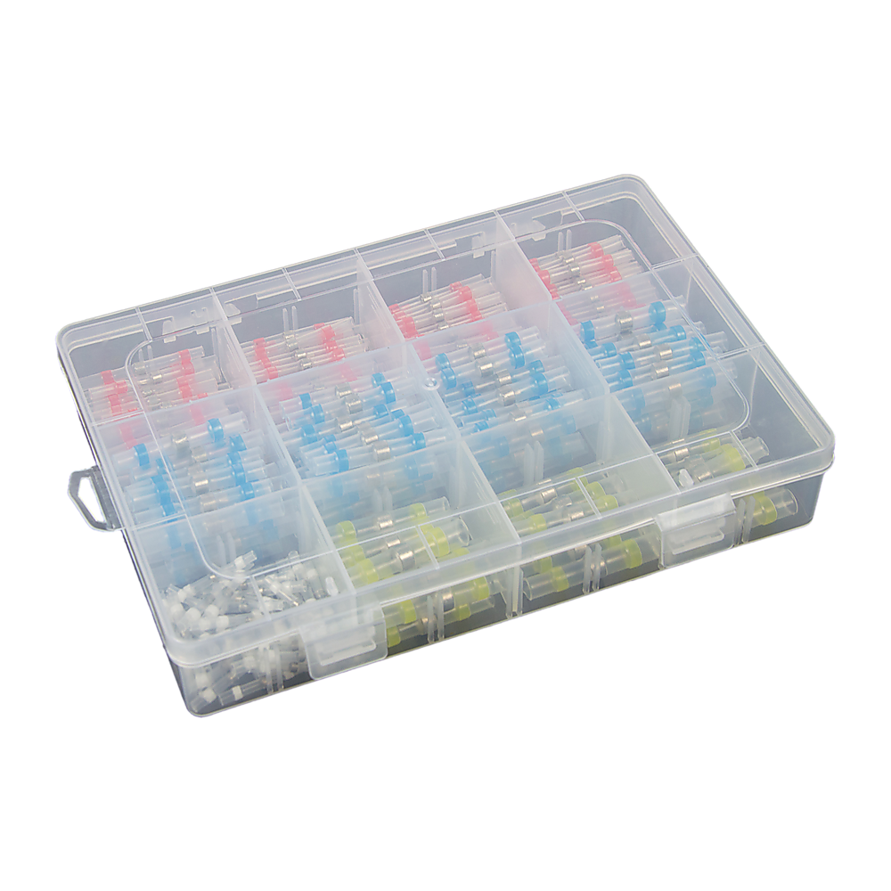 Waterproof Solder Seal Sleeve | 250-Piece | Heat Shrink Butt Wire Connectors Terminals