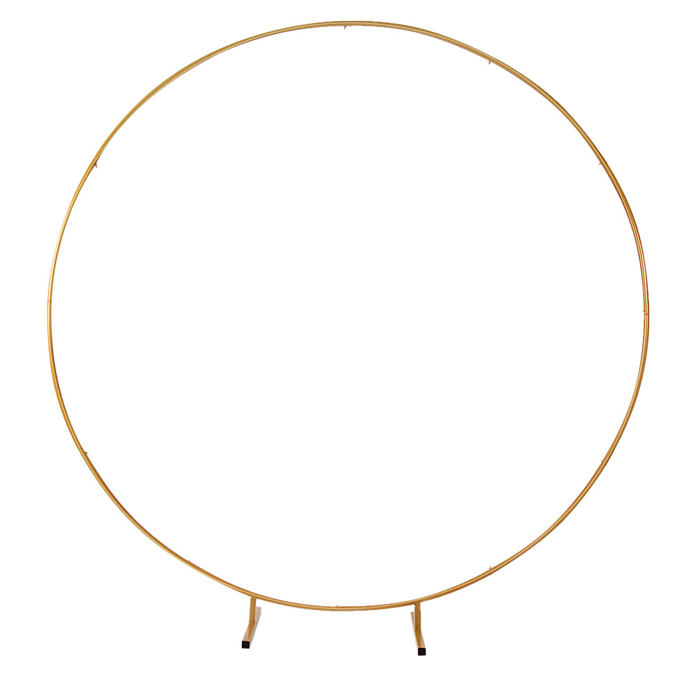 Wedding Hoop Stand | 2m Round Arch Frame | Flower Backdrop Display | Metal