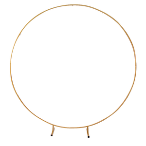 Wedding Hoop Stand | 2m Round Arch Frame | Flower Backdrop Display | Metal
