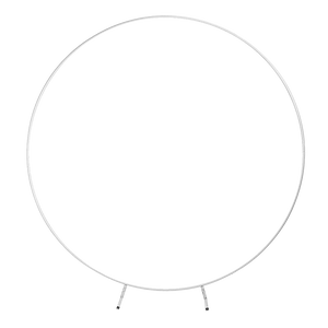 Wedding Hoop Stand | 2m Round Arch Frame | Flower Backdrop Display | Gold Finish