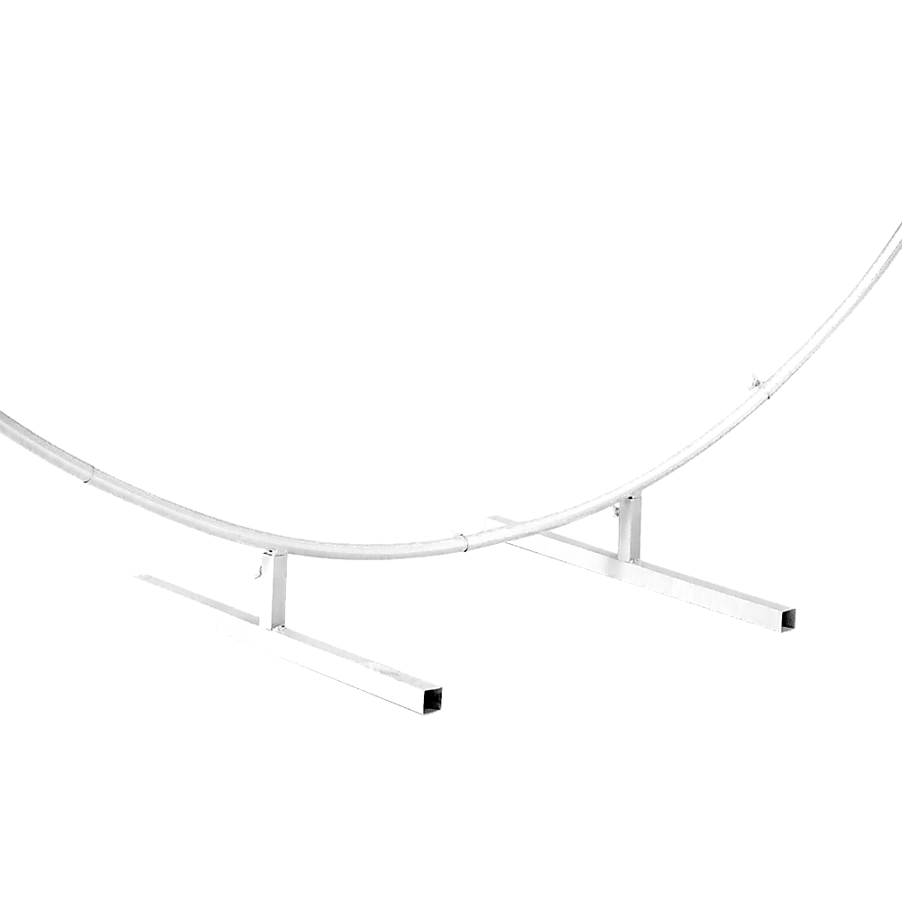 Wedding Hoop Stand | 2m Round Arch Frame | Flower Backdrop Display | Gold Finish