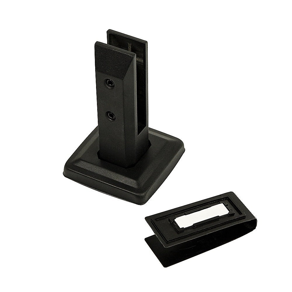 Balustrade Black Glass Clamp | 304 Stainless Spigot Pool Fencing Fence