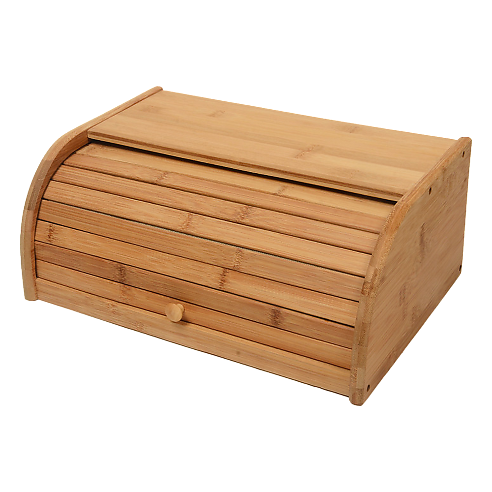 Bamboo Bread Bin Storage Box | Kitchen Loaf & Pastry Container