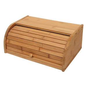 Bamboo Bread Bin Storage Box | Kitchen Loaf & Pastry Container