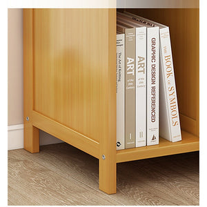 Bamboo Bedside Table With Nightstand Storage