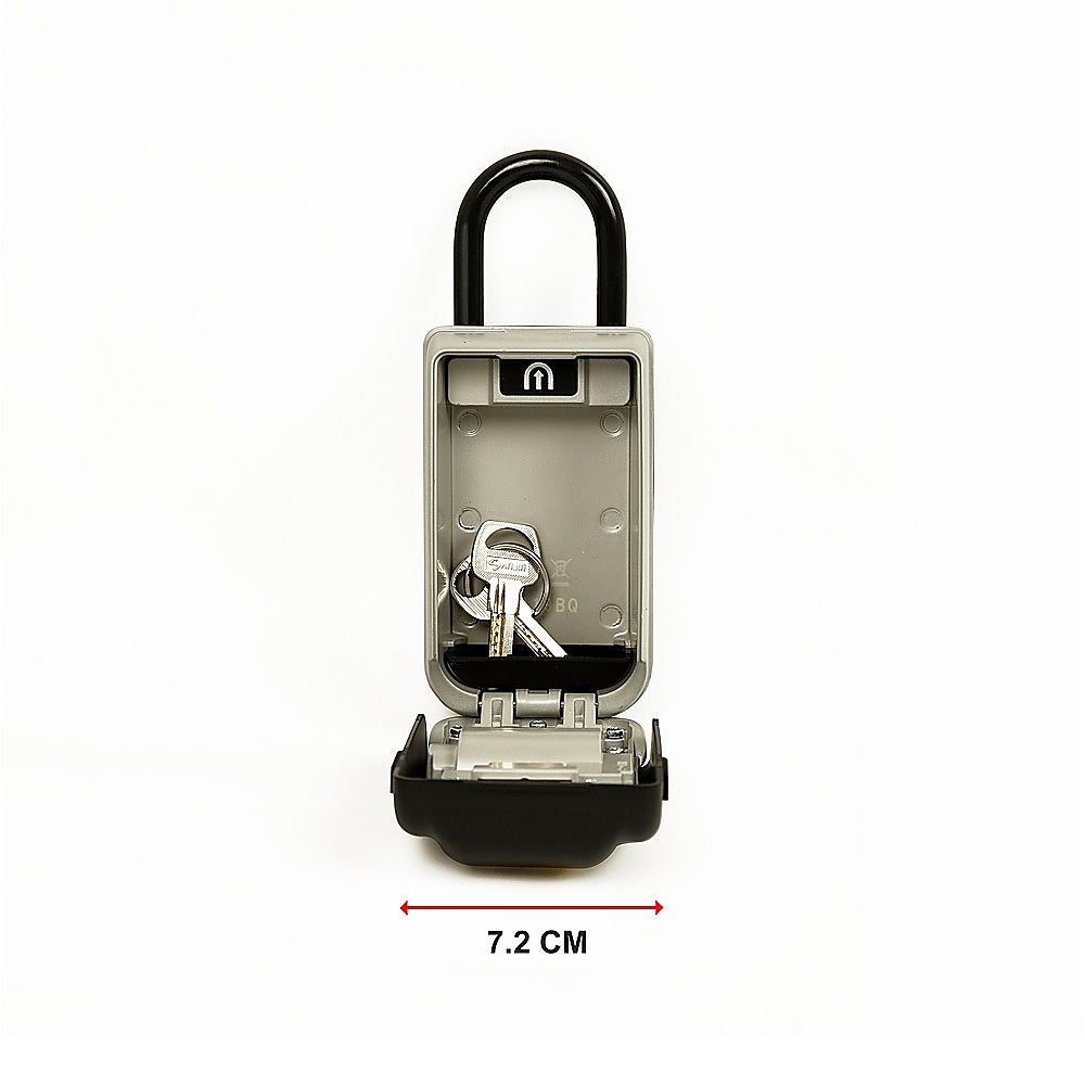 Security Combination Lock Box | 4-Digit | Luminous Dials | Key Storage Safe