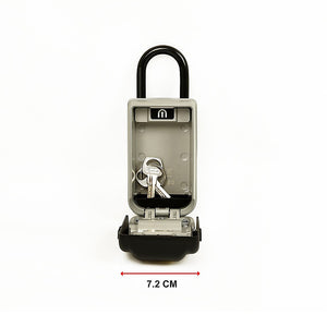 Security Combination Lock Box | 4-Digit | Luminous Dials | Key Storage Safe