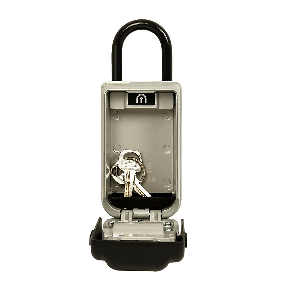 Security Combination Lock Box | 4-Digit | Luminous Dials | Key Storage Safe