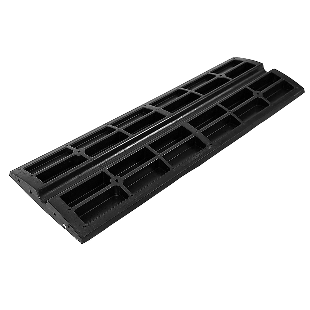 Car Driveway Curb Ramp | 10,000 KG Industrial Capacity | Heavy Duty Rubber