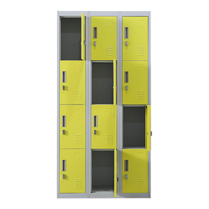 12-Door Locker for Office | Gym | Shed | School | Home Storage | Padlock-operated
