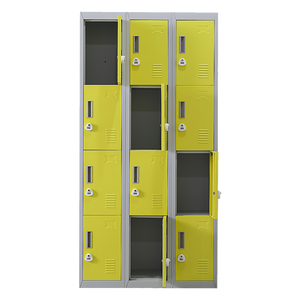 12-Door Locker for Office | Gym | Shed | School | Home Storage | 3-Digit Combination Lock