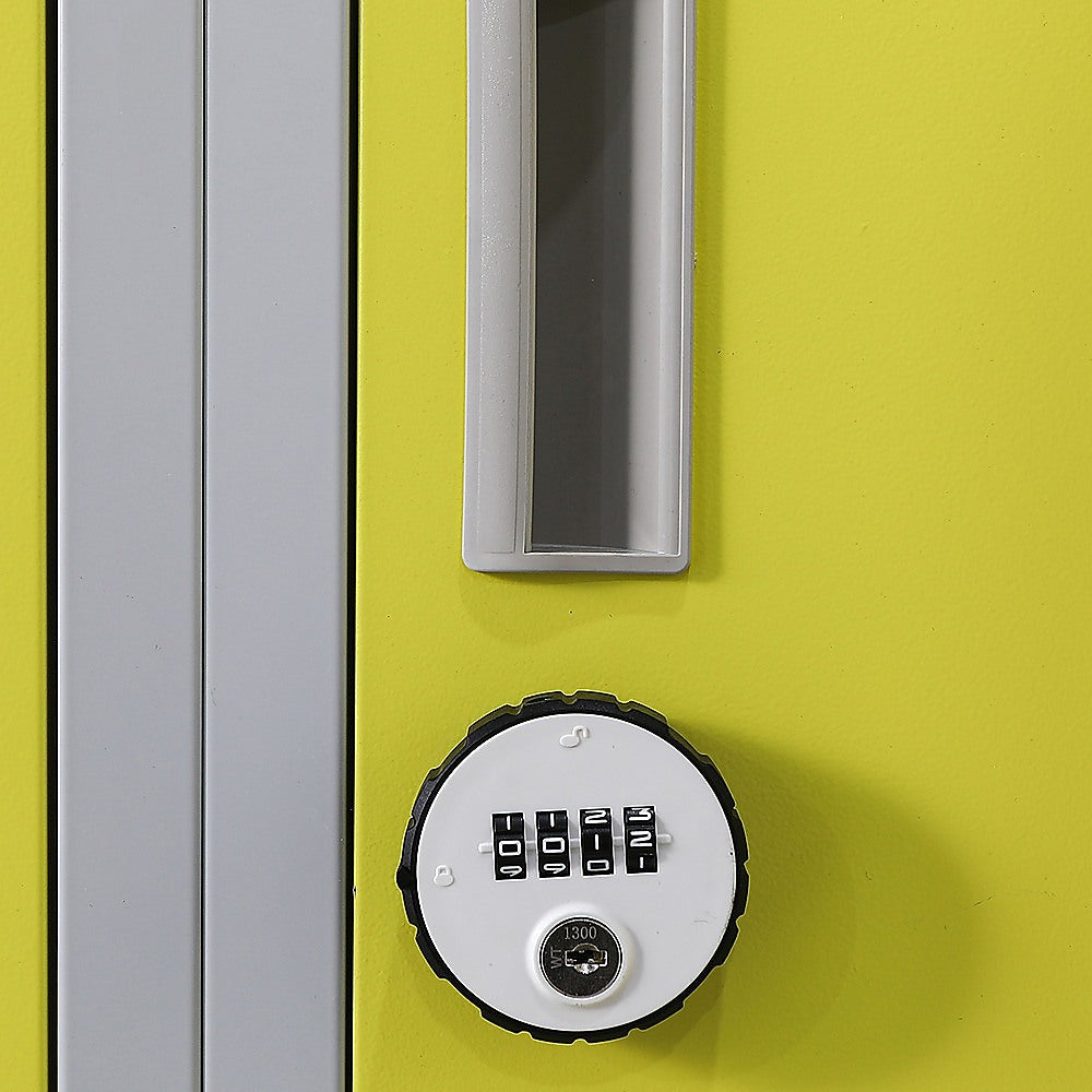 12-Door Locker for Office | Gym | Shed | School | Home Storage | 4-Digit Combination Lock