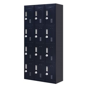 12-Door Locker for Office, Gym, Shed, School, Home Storage | 3-Digit Combination Lock