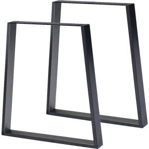 Trapezium Shaped Table Bench Desk Legs | Retro Industrial Design | Fully Welded