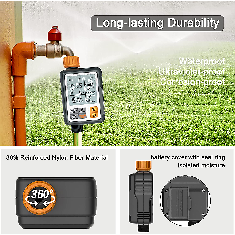 Single Water Timer | Digital Irrigation Unit | Automatic Garden Watering System