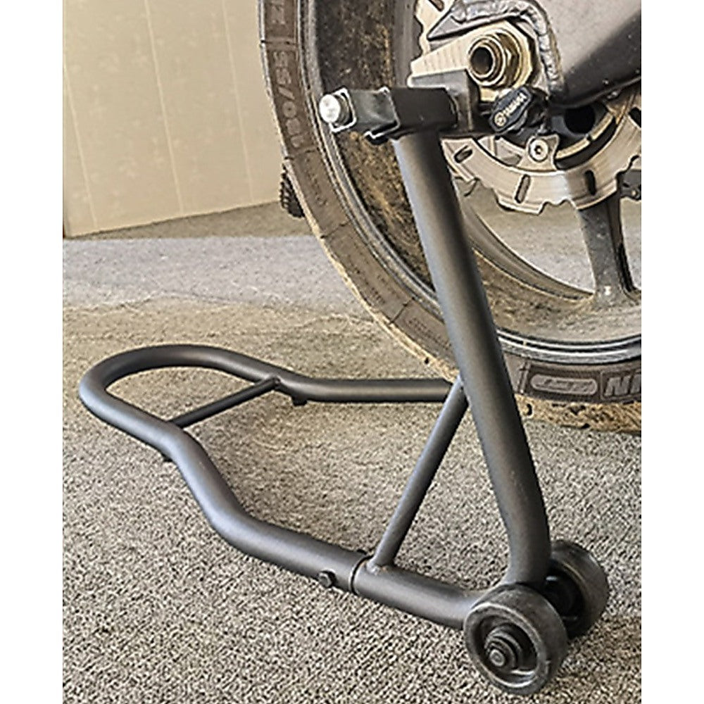 Motorcycle Rear Stand | Heavy-Duty Motorbike Lift | Paddock Carrier Fork Stand