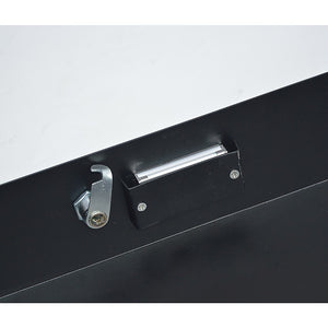 19" Rack Mount 2U Locking Drawer | Pro Audio DJ Server Rack Storage Cabinet
