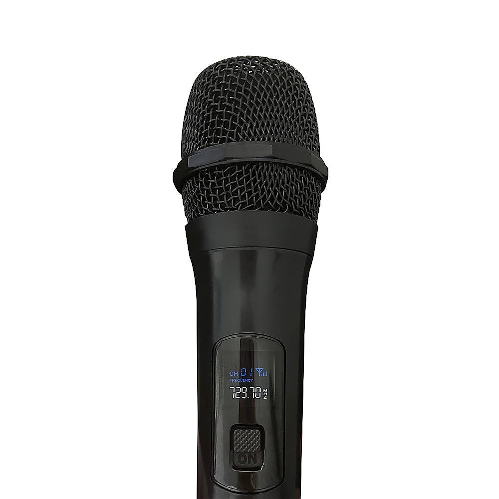 2x Wireless Microphone | Handheld Cordless Professional Mic for Karaoke & Events